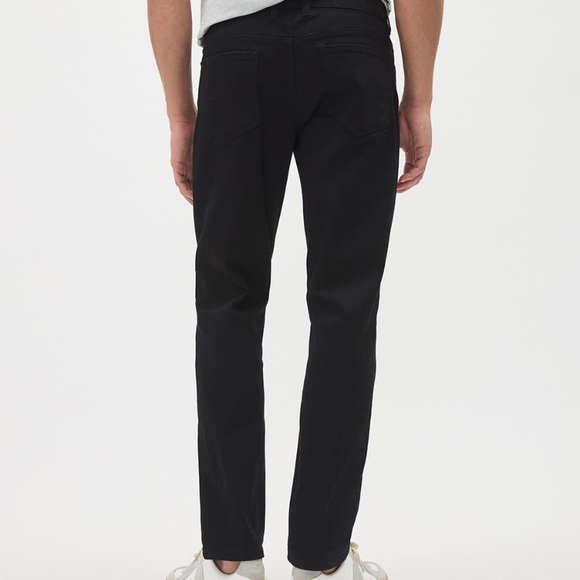 RW&CO Slim-Leg Super Stretch Pant - Black size 33x32 - Picture 3 of 14